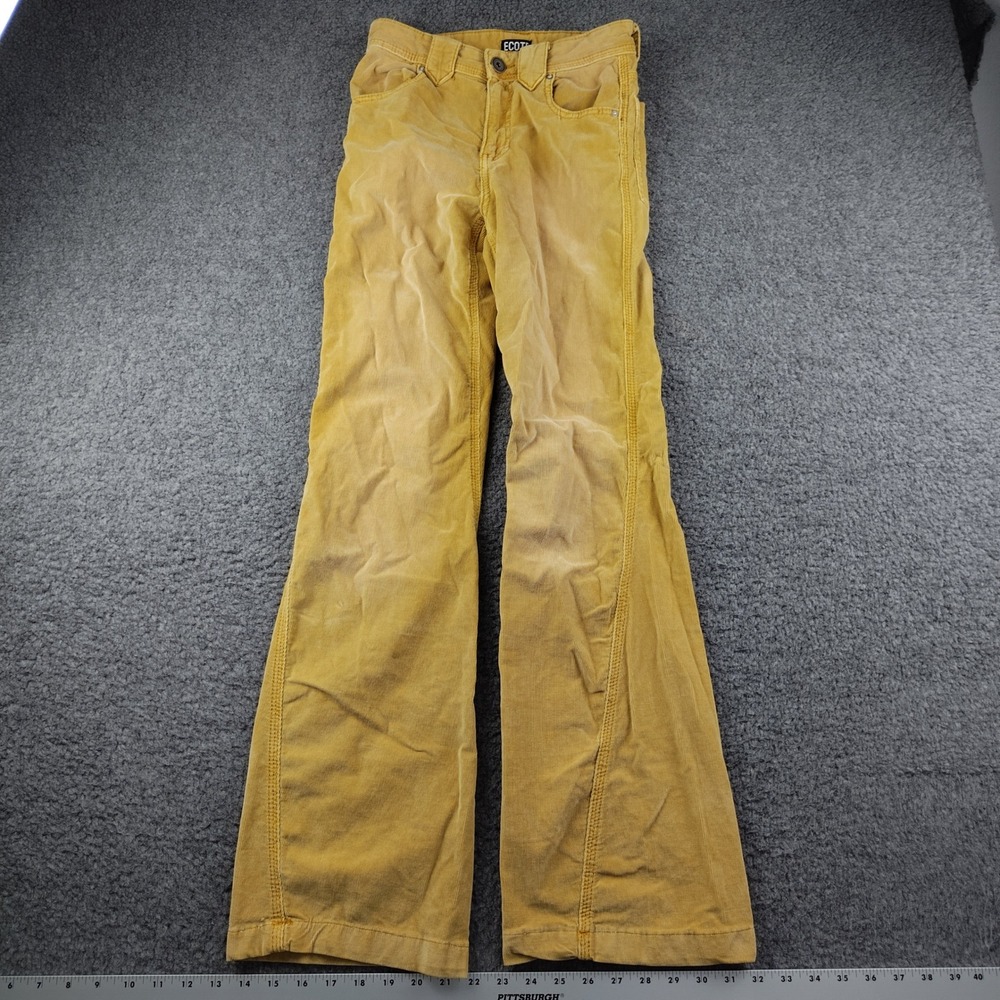Ecote Flare Corduroy Pants Sz 4 Mustard Yellow Boho Festival Hippie